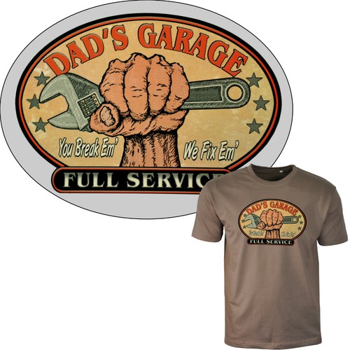 Shirt biker auto werkstatt - biker,