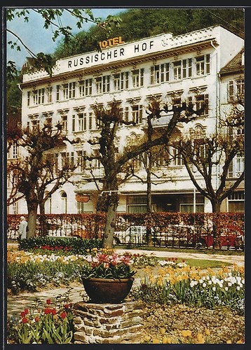 Ansichtskarte bad ems hotel - ansichtskarte, ems,