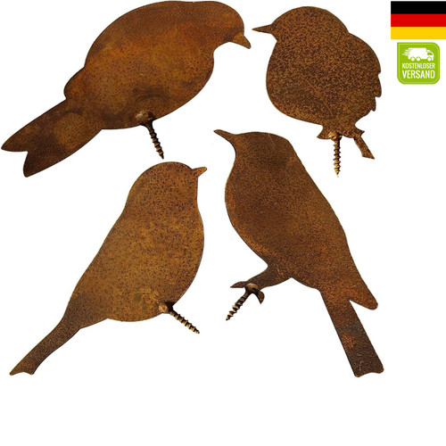 Garten rost vögel deko außen - garten,