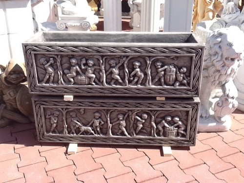 Pflanzkasten,"Weinrelief"100