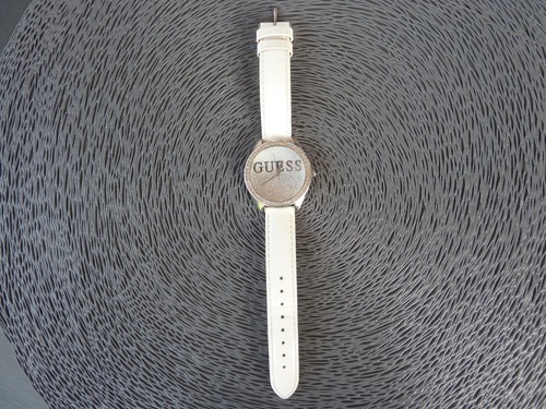 Guess damenuhr silber glitter - guess,