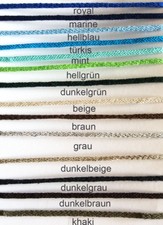 3m Kordel Baumwollkordel Schnur Jackenschnur Band Rundkordel