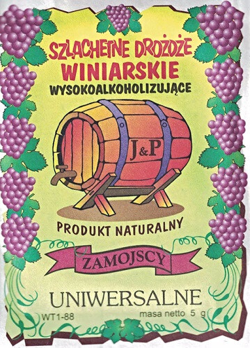 Weinhefe zamojscy trockenhefe - weinhefe,
