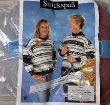 Set/Pullover stricken + Wolle