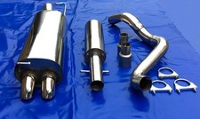 Gruppe A Edelstahl Auspuffanlage VW Golf 4 IV Audi A3 8L Seat Leon Diesellook 60