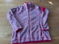 mc kinley, damen jacke, strickjacke, gr. 42, rot, so gut wie neu,