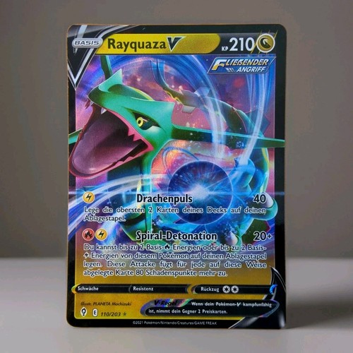 Rayquaza pokemon karte - v,