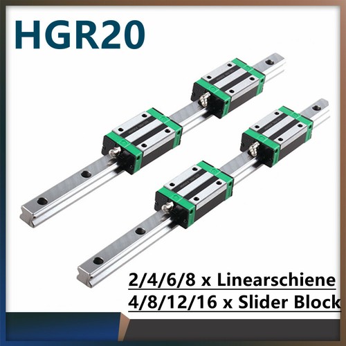8x hgr20 linearführung - 2/4/6/8x,