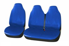 Bus Sitzbezug Schonbezug 2+1 Transporter PU-Leder Blau passend für VW T4 T3