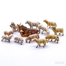 Konvolut antike Krippenfiguren