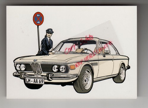 Motivkarte oldtimer bmw mit - motivkarte,