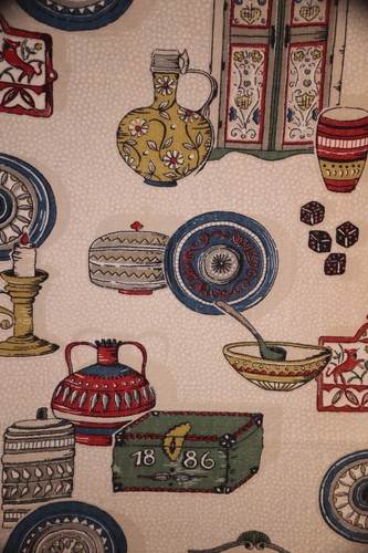 Vintage vorhang utensilien - 1x,