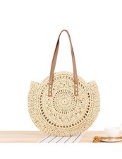 Runde Boho Sommertasche mit