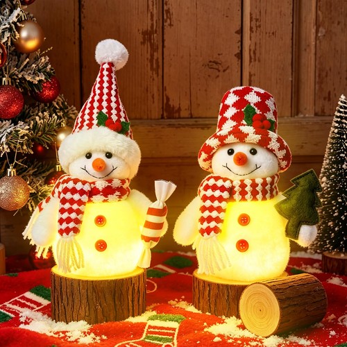 Schneemann weihnachtsdeko led - schneemann,