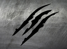 2x Kratzer Aufkleber Auto Style Sticker JDM Bike Animal  Tiger Kralle Monster 