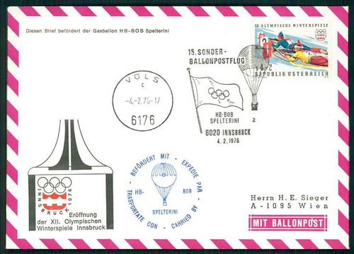 österreich ballonpost 1976 - ballonpost,