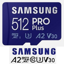 Pro Plus Micro SD SDXC Karte Class 10 Speicherkarten Memory Card SamSung 512GB