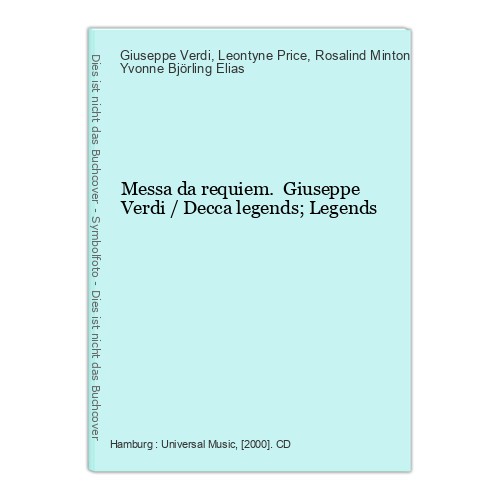 Messa requiem giuseppe - messa, requiem.