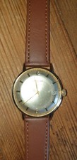GLASHÜTTE  17 RUBIS KAL 69.1 HERRENARMBANDUHR UM 1970 , LÄUFT HÄLT DIE ZEIT .