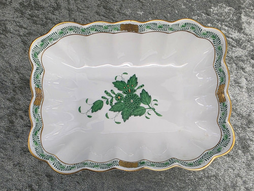 Herend apponyi grün schale - herend,