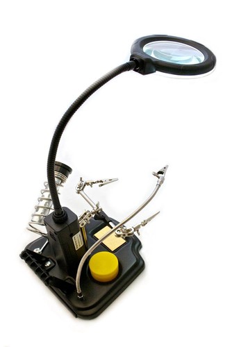 Led tischlupenleuchte lupe mit - lupe,