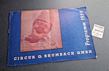 1959 programm CIRCUS GUSTAV