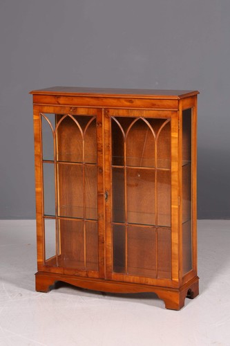 Englische vitrine eibe - vitrine,