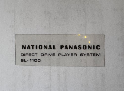 National panasonic 1100 - national,