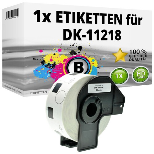 Etiketten kompatibel - 1x,