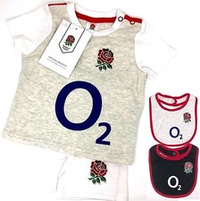 England Rfu Six Nations Rugby Shorts Baby Kurzärmlig Kinderwagen Anzug