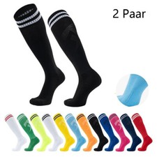 2X Stutzensocken Socks Stutzen Strumpf Sport Socken Fußball Unisex Fußball DE