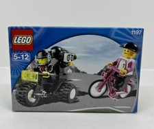 NEU & OVP LEGO Town: Telekom Race Cyclist Television Motorbike 1197 MiNT MiSB