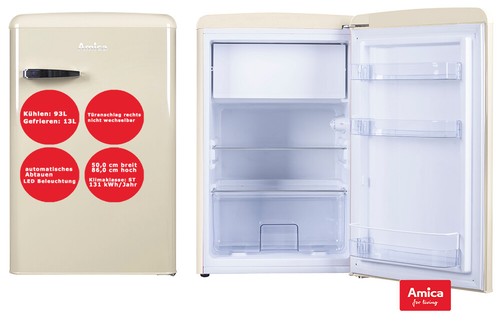 Amica retro kühlschrank mit - retro,
