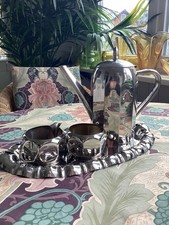 Art Deco. Kaffee Set. 4— Teilig. versilbert. Top erhalten