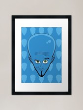 Mega Mind Gerahmter Kunstdruck