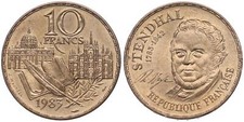 Frankreich - France 10 Francs 1983 - Stendhal 1783-1842 - X
