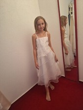 Mädchenkleid Festlich weiß