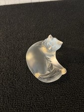 Lalique Kristall Katze