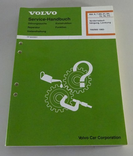 Werkstatthandbuch volvo 700 - werkstatthandbuch,