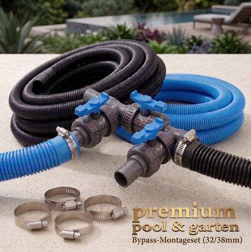Poolschlauch 38mm set - poolschlauch, 32/38mm