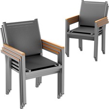Stapelstühle alu gartenstuhl - stapelstühle,