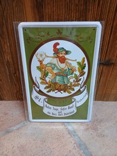 Blechschild St. Hubertus Hl. Hubertus Schutzpatron Jäger Natur Jagd NEU & OVP