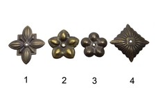 Rosetten 10 Stk. Möbelbeschlag Antikbeschlag Beschlag Antik Zierteile, K-244