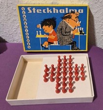 DDR -SCHWEDISCHES STECKHALMA- SOLOHALMA mit Anleitung 1967 Topp Zustand OSTALGIE