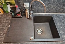 Küchenspüle Granitschwarz