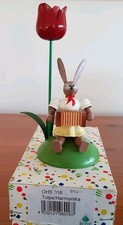 Osterhase Sitzend mit Tulpe