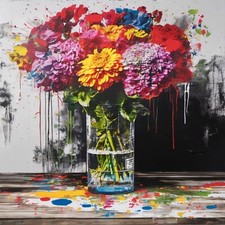 Ausstellungsstück blumen - ausstellungsstück!,
