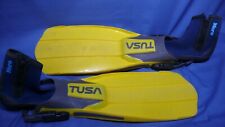 Tusa Tauchflossen Liberator X-Ten Offen Fuß Scuba Flossen Blau Gr. 42-45