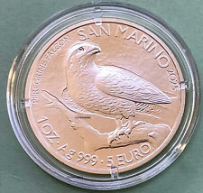 San Marino 1 oz Silbermünze Wanderfalke 2025 Silbermünze Ag 999 Kapsel