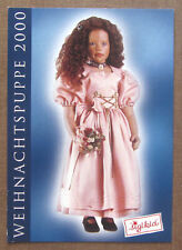 Postkarte SIGIKID PUPPE - Melisande Eder, Weihnachtspuppe 2000, von Ilse Wippler